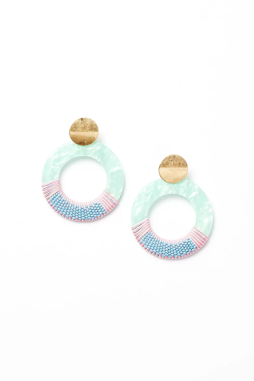 Tropez Earrings in Turquoise & Blue