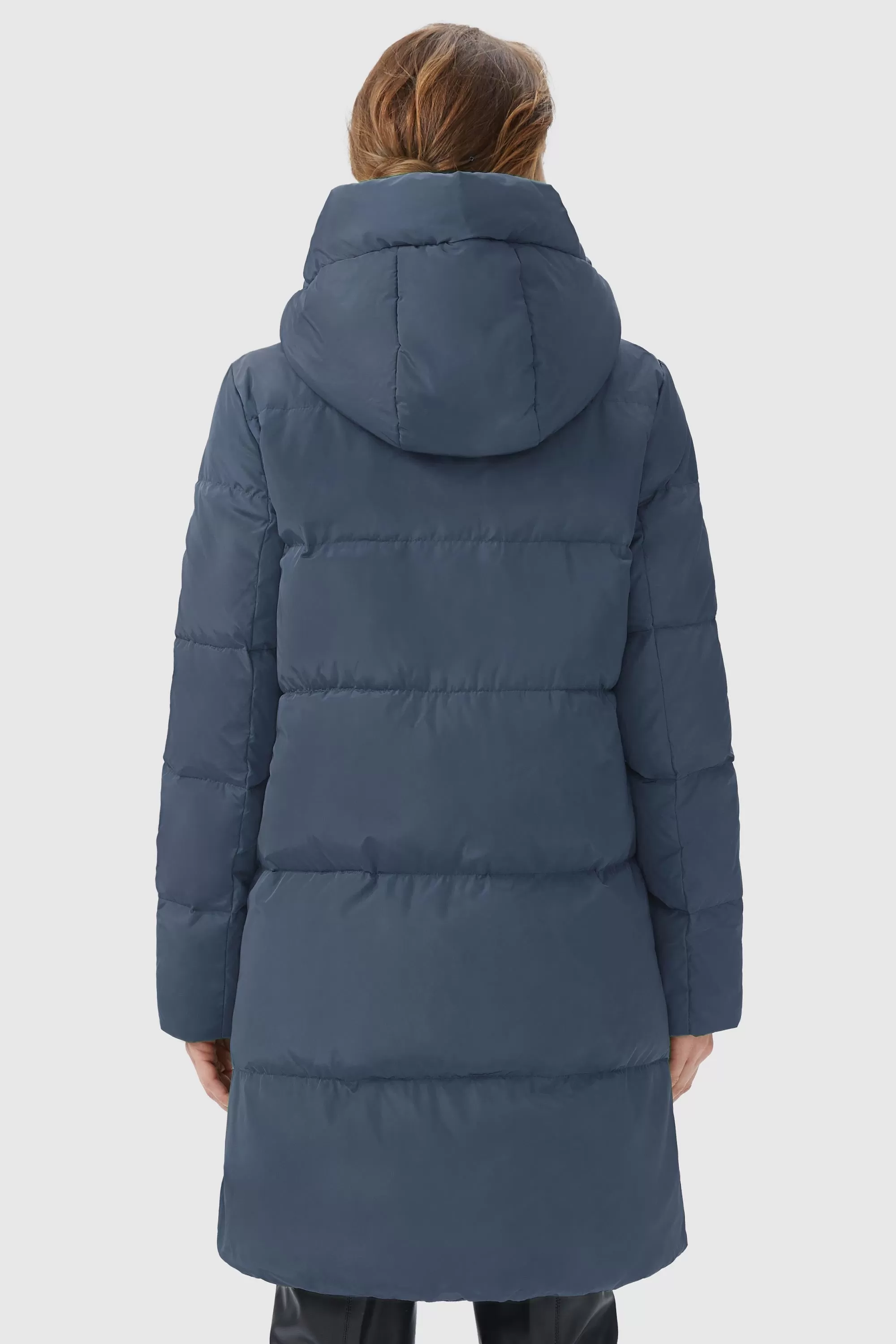 Two-Way Zipper Hooded Puffer Jacket