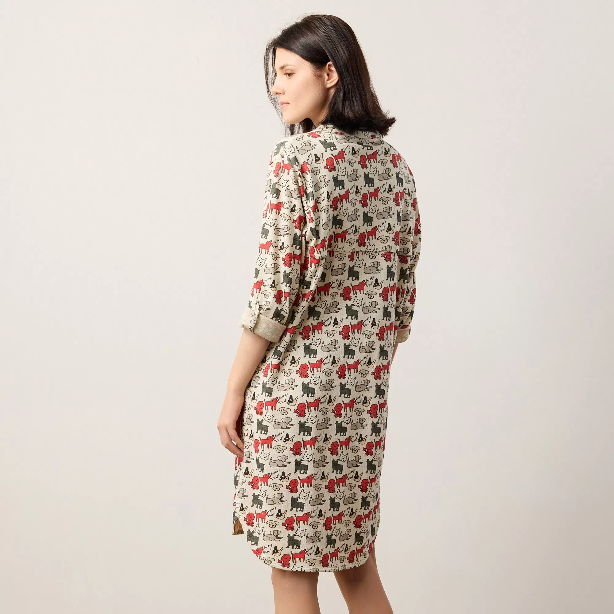 Underdog® x Andrea Caceres Button-Down Dress