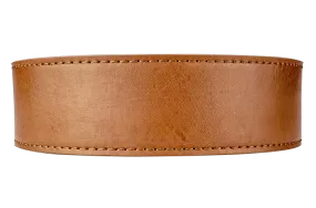 Walnut 1 3/8 Leather Dress Strap