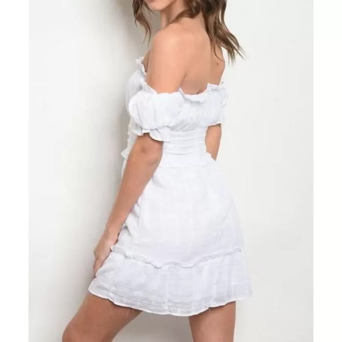 White Cotton Dress/Cover Up