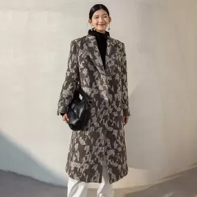 Women Wool Long Coat,Oversize Long wool Coat,Warm Wool Overcoat,Loose Wool Coat,Winter wool coat,Thicken wool Coat,Wool trench coat