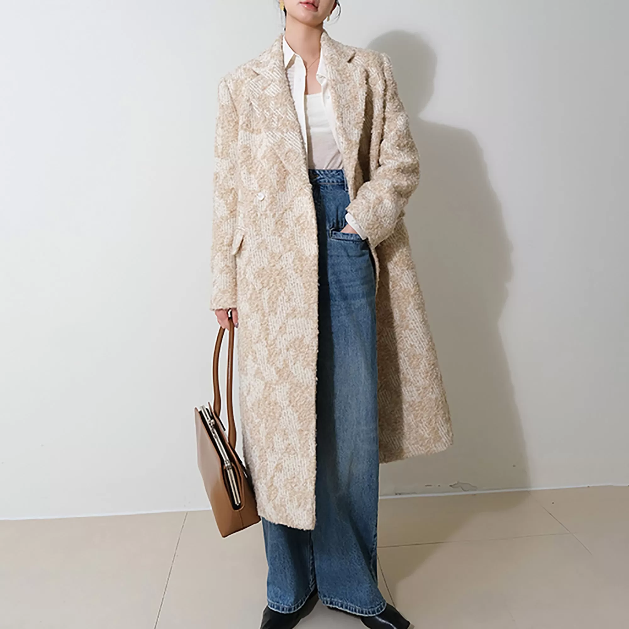 Women Wool Long Coat,Oversize Long wool Coat,Warm Wool Overcoat,Loose Wool Coat,Winter wool coat,Thicken wool Coat,Wool trench coat