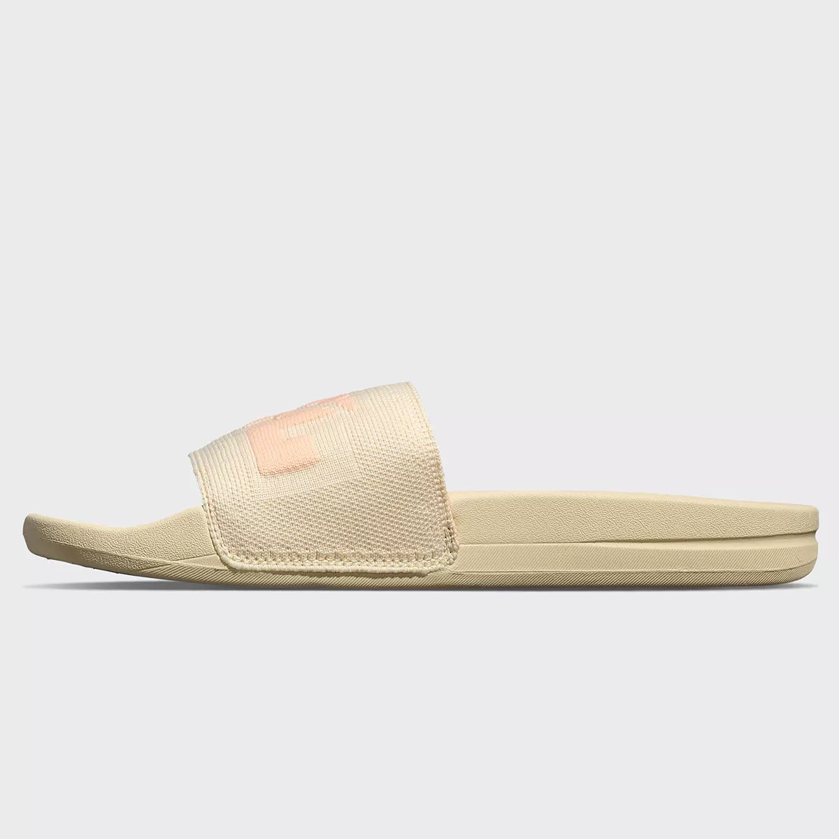 Women's Big Logo TechLoom Slide Vanilla / Neon Peach