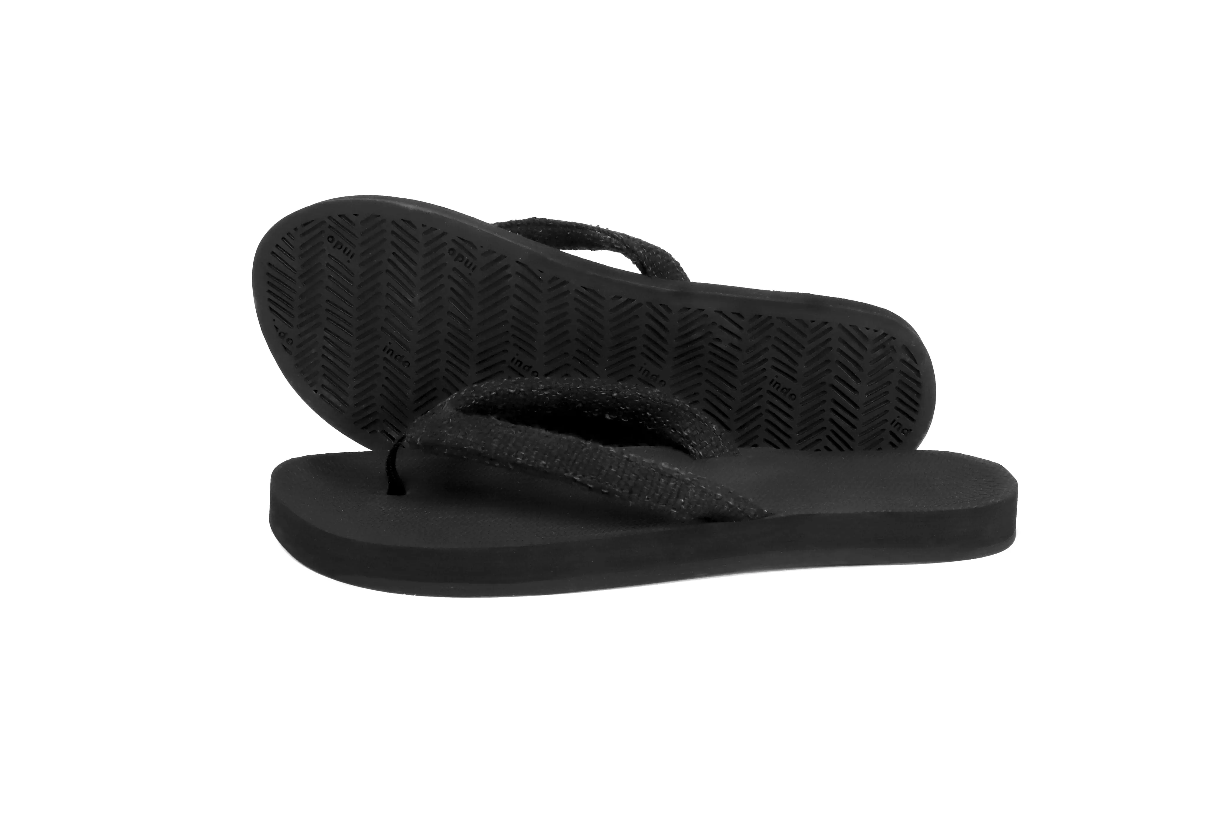 Women's Flip Flops Recycled Pable Straps - Ketapang/Black