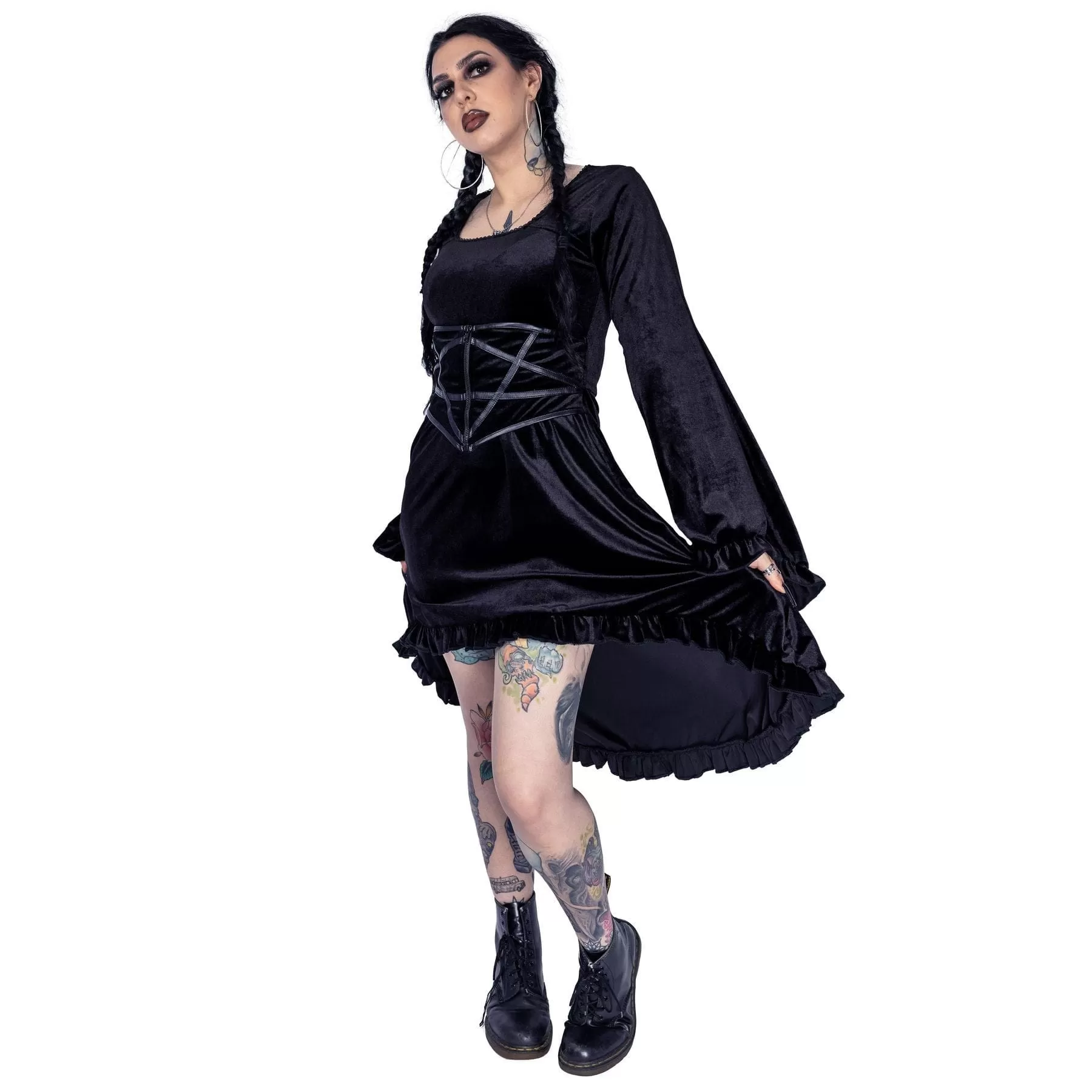 WRAITH DRESS - BLACK