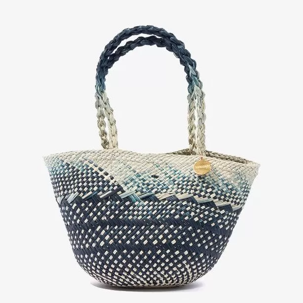 XS Artisanal Basket Blue Degrade